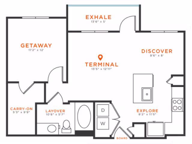 CLC A1 CLC4070 floor plan